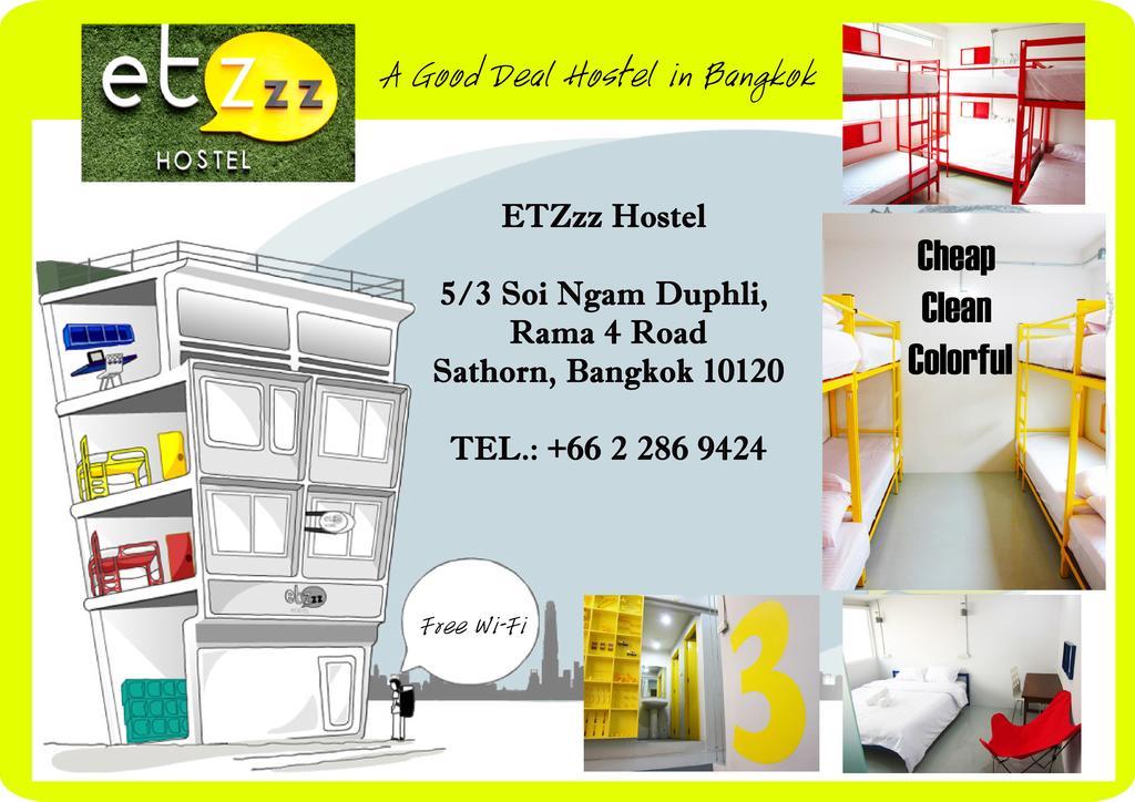 Jellybean Ezy Hostel Sathorn Bangkok Zewnętrze zdjęcie